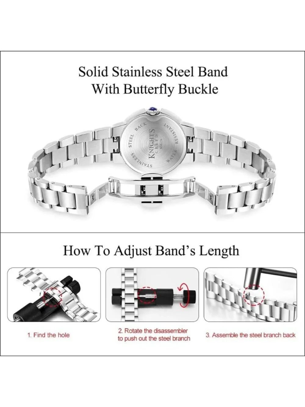 Women's Silver Green Roman Numerals Solid Vintage Stainless Steel Band Watches